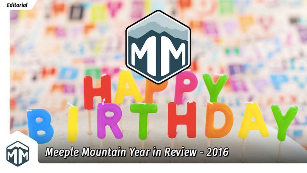 Meeple Mountain is One Year Old!