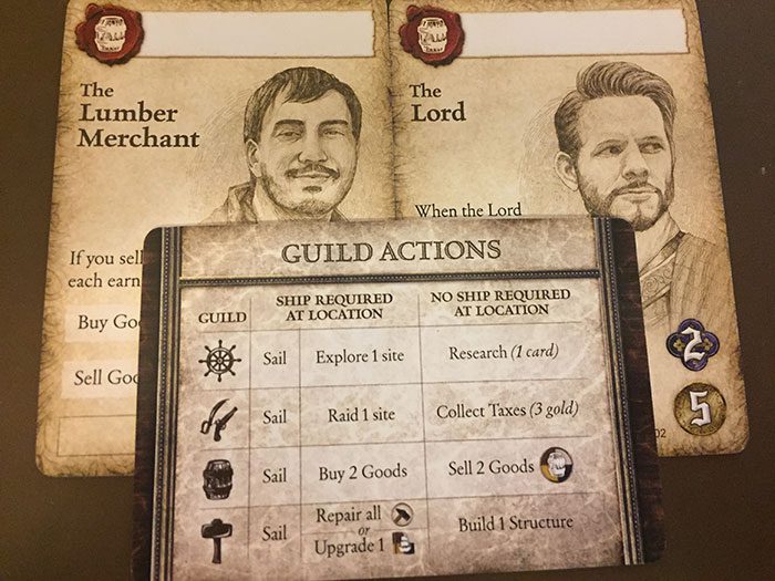 Seafall advisors and actions