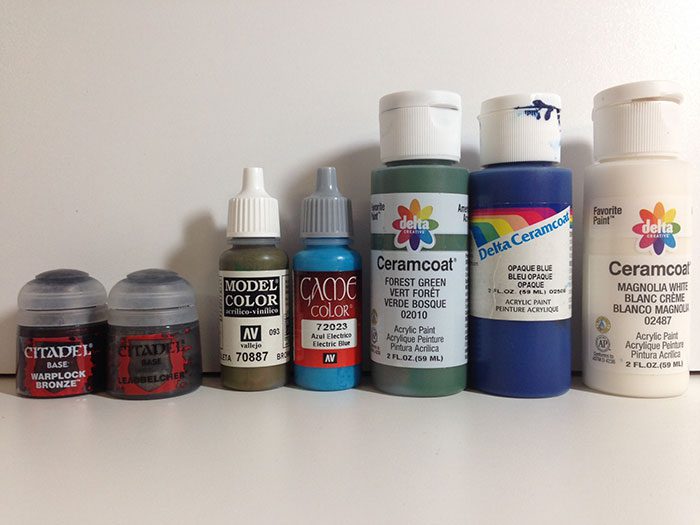 various types of paint