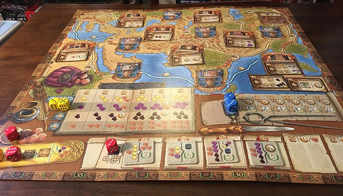 The Voyages of Marco Polo board
