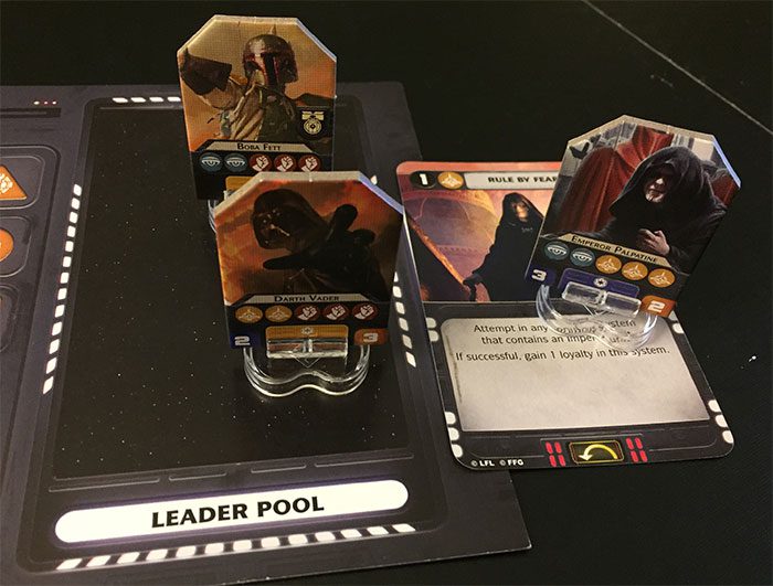 Star Wars: Rebellion - leader pool