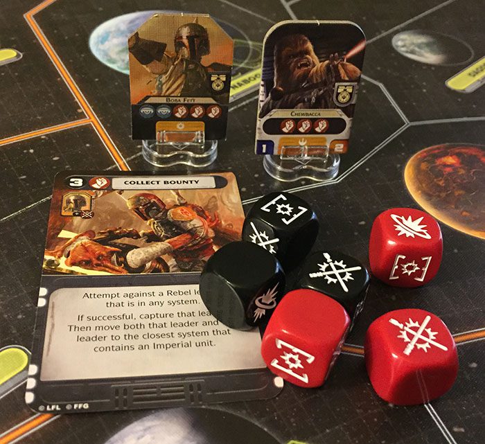 Star Wars: Rebellion - mission dice