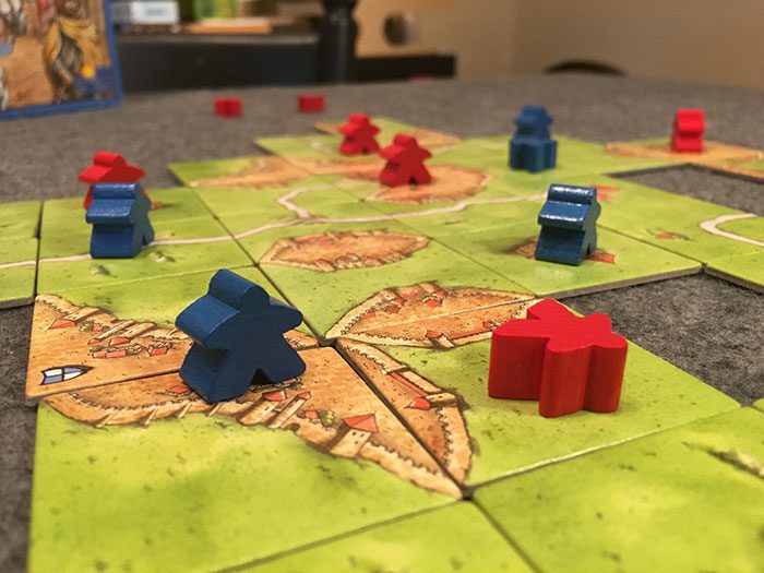 Carcassonne game setup