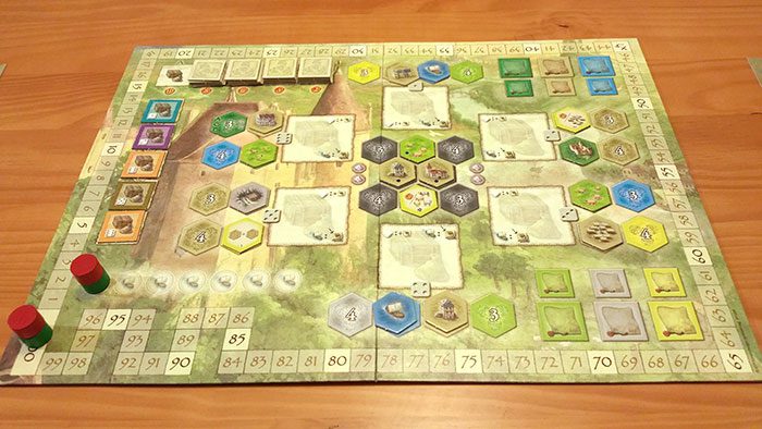 Castles of Burgundy main board