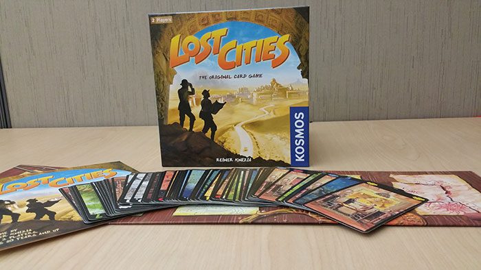 Lost Cities components