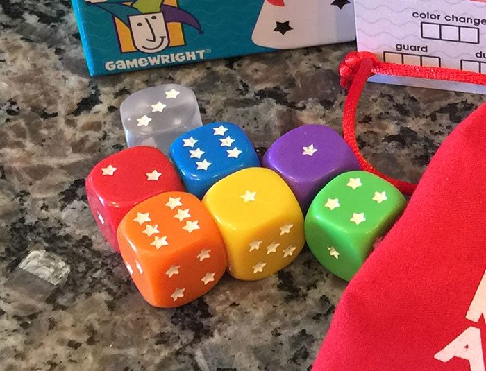 Rolling America dice