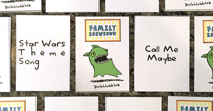 Family Showdown - blobblobblob cards