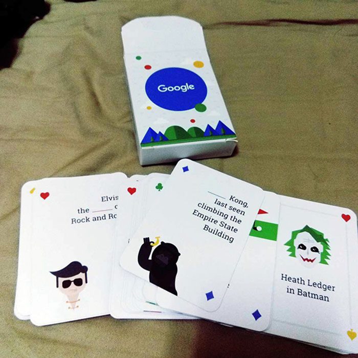 Google playing cards