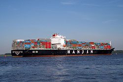 Hanjin container ship