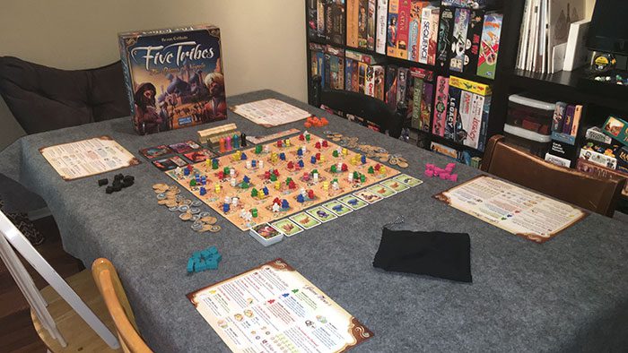 Five Tribes - Como se faz o setup? - Board game Galapagos Jogos e Days of  Wonder 