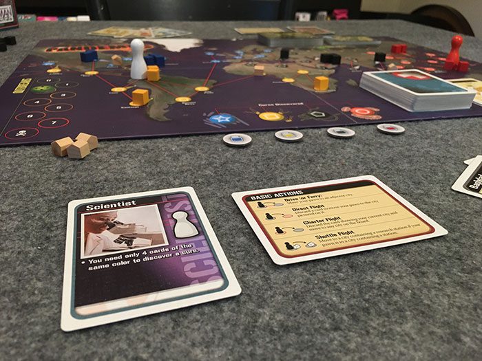 Pandemic game setup