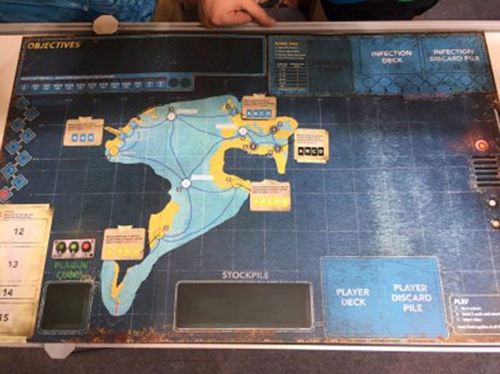 Pandemic Legacy: Season 2 board