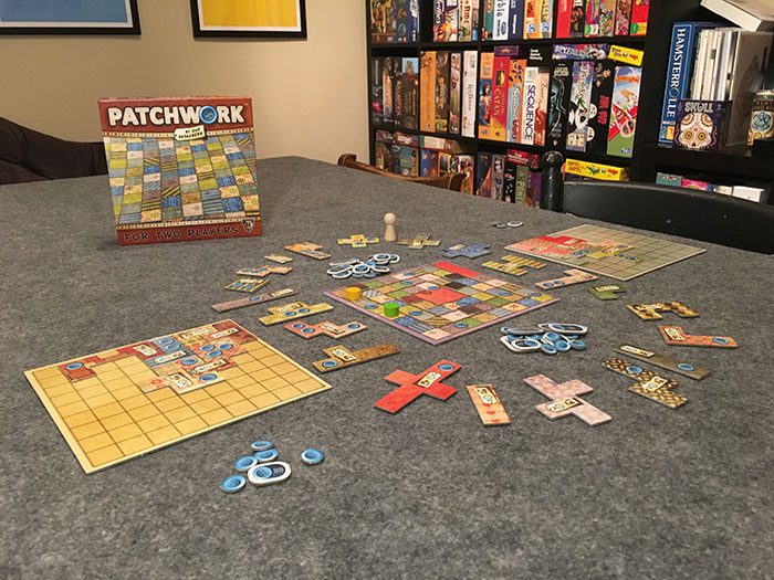 Patchwork game setup