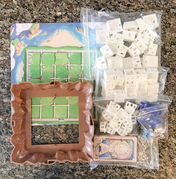 Santorini box contents