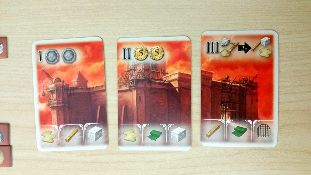 The Pillars of the Earth: Builders Duel start buildings