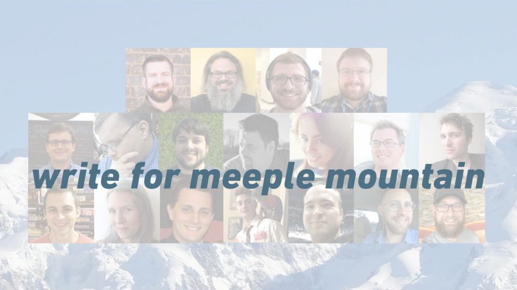 Write for Meeple Mountain!