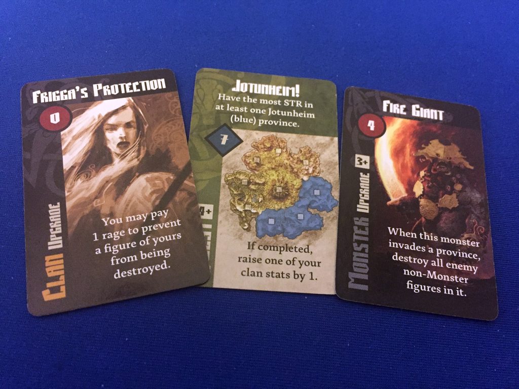 Blood Rage - card combinations