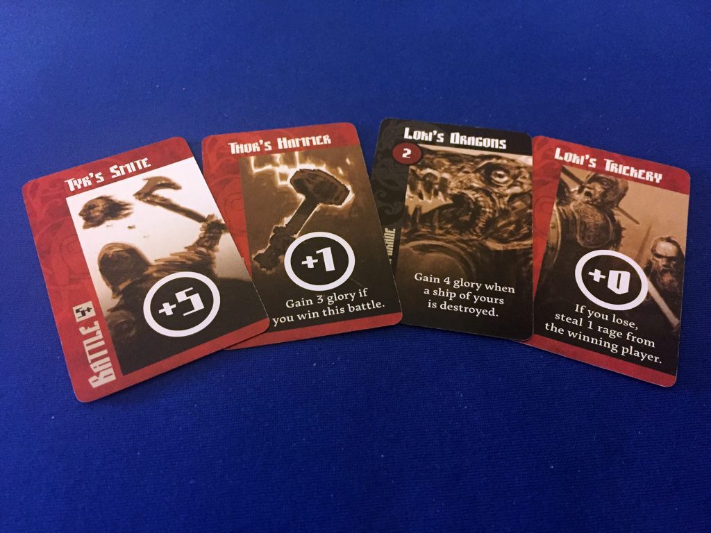 Blood Rage - thematic cards