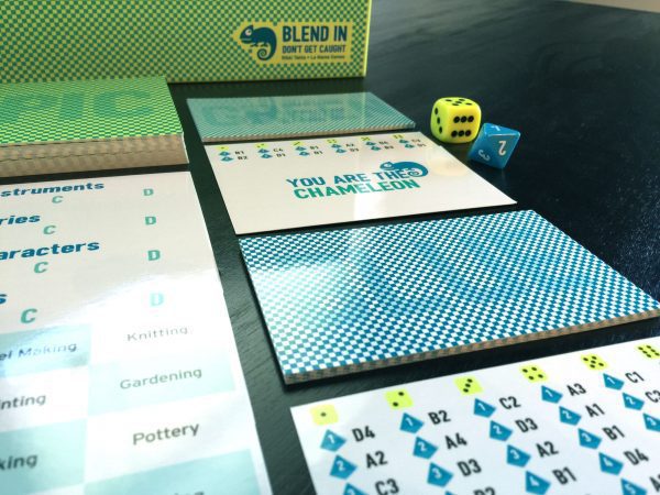 Chameleon Code Card The Chameleon Game Review – Meeple Mountain