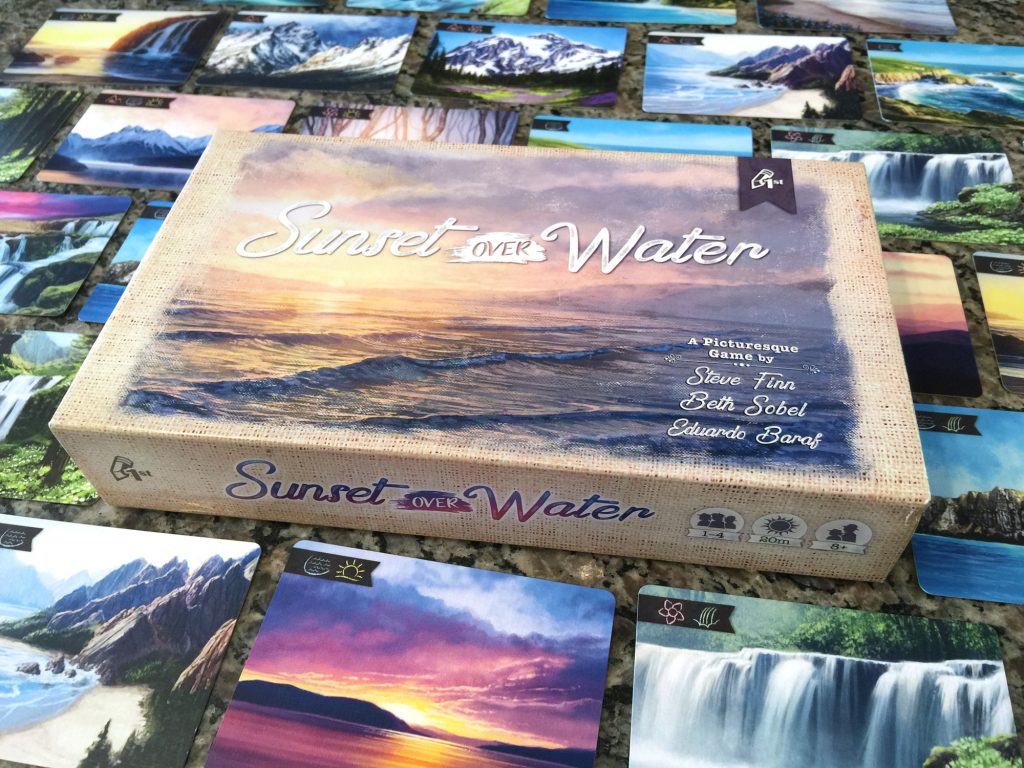 Sunset Over Water box and landscape cards