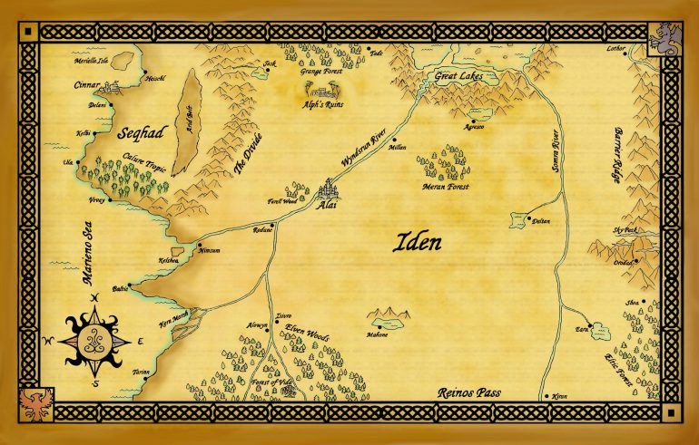 Homebrew D&D Campaign on The Fantasy World Map.