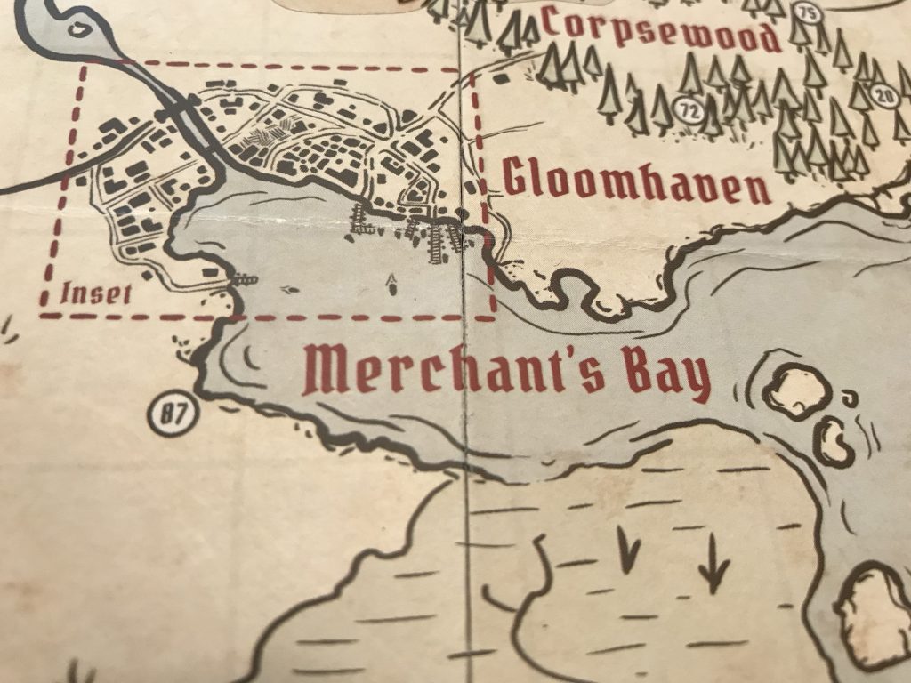The area surrounding Gloomhaven