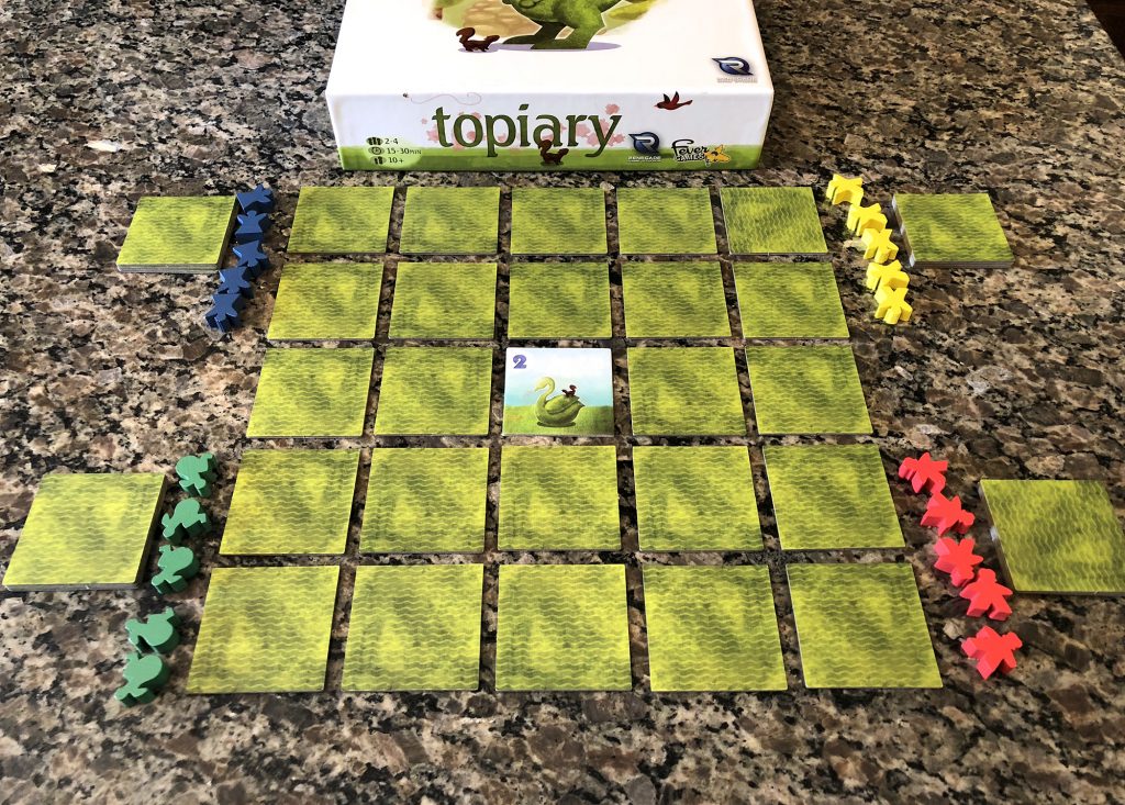 Topiary setup for 4 players