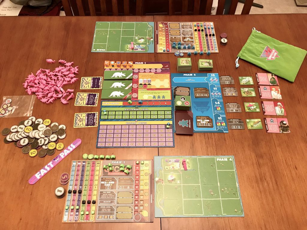 Dinosaur Island, Board Game