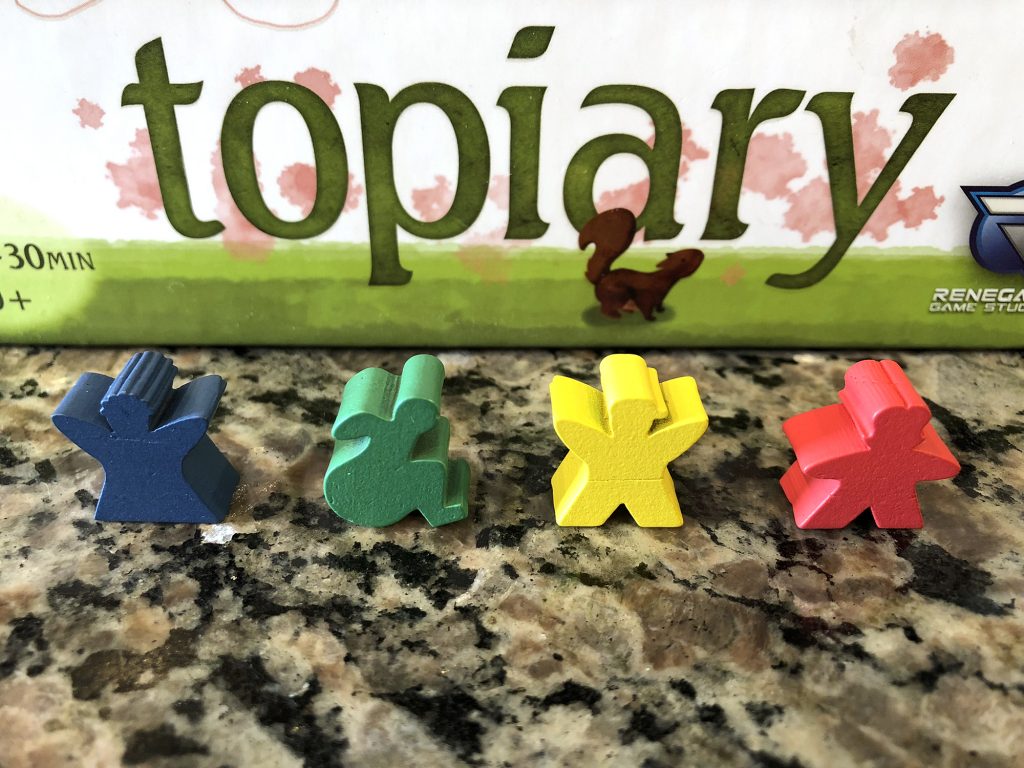 Distinct and unique meeple shapes