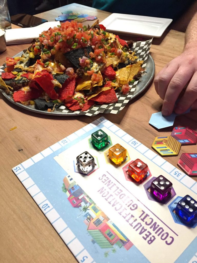 Nachos and Favelas at Snakes & Lattes