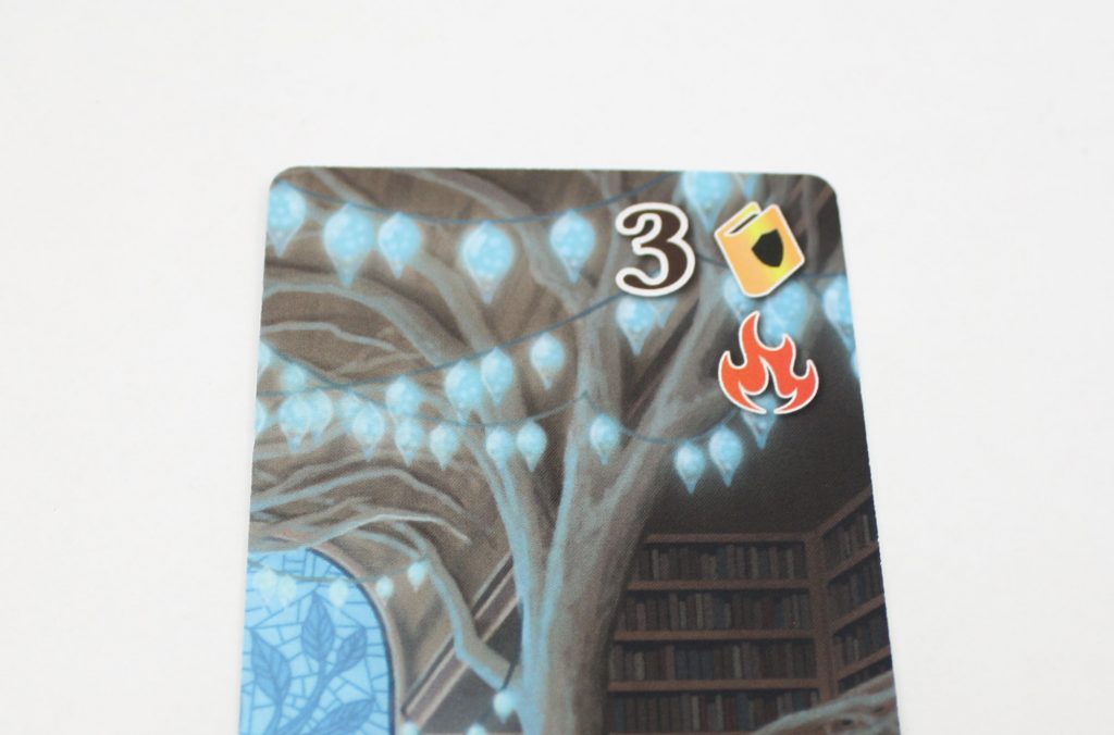 Book card with fire icon