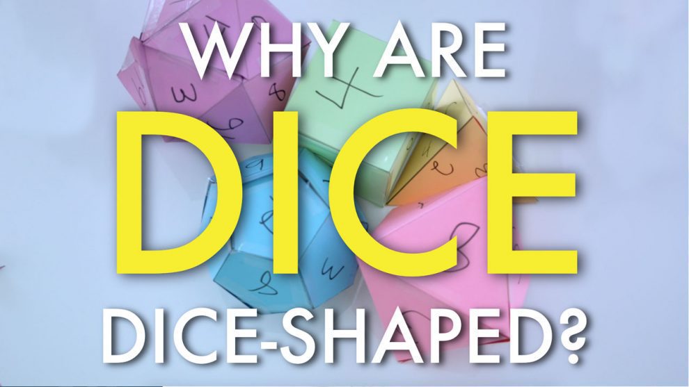 Why are dice, dice shaped? header