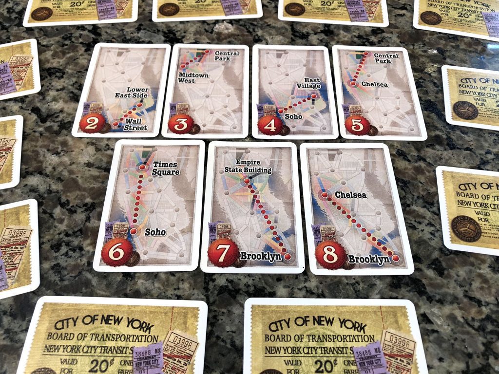 Destination Ticket cards