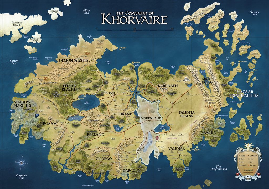 Khorvaire map
