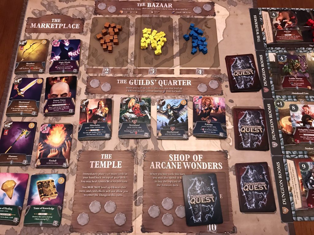 Thunderstone Quest village board