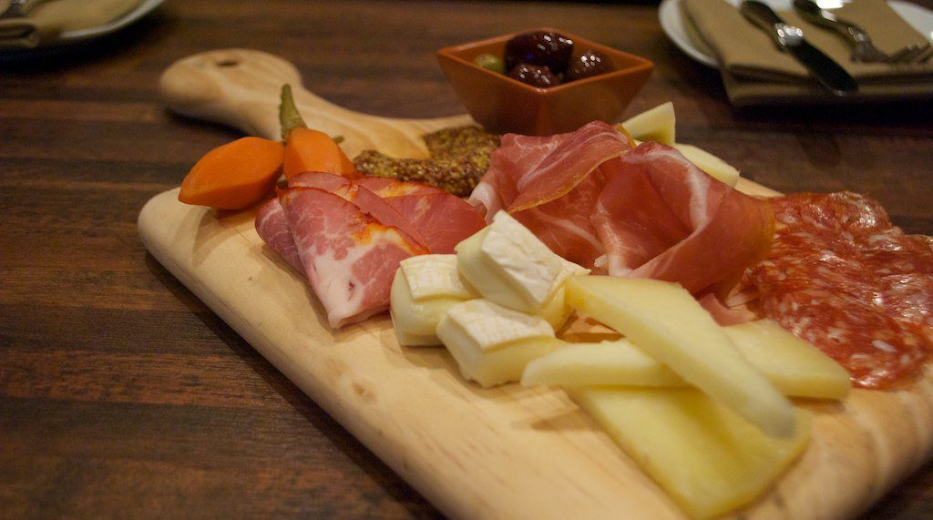 Cheese and charcuterie taken by L.A. Foodie