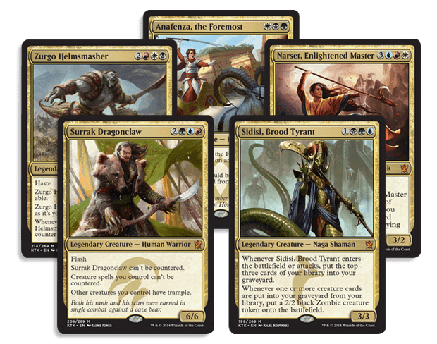 Magic: The Gathering card spread