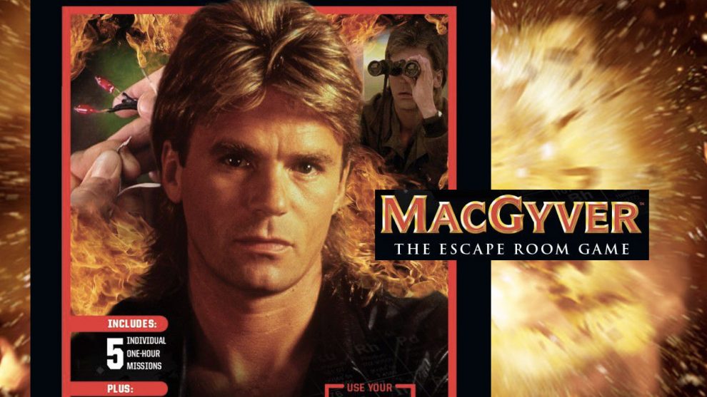 MacGyver: Escape Room Board Game header