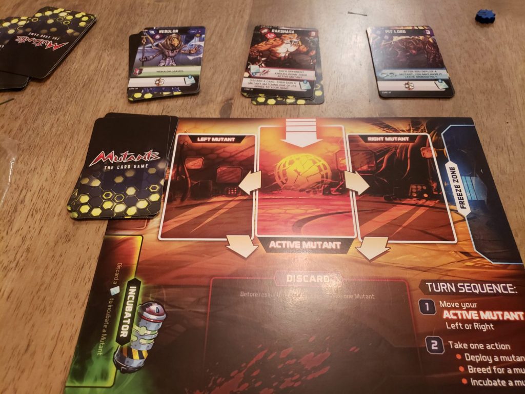Mutants player board