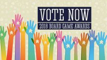 2018 Board Game Awards Voting Now Open - We Need You! header
