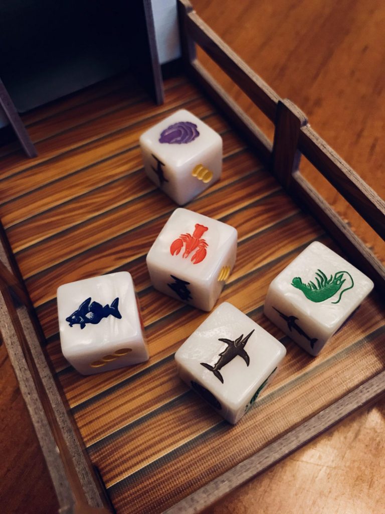 Fleet Dice Game engraved dice