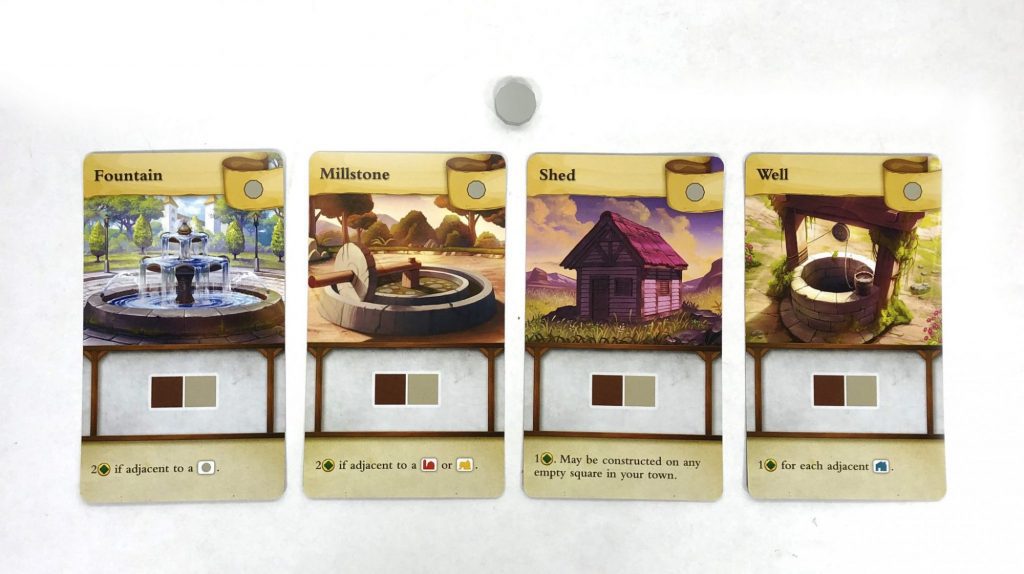Tiny Towns Well cards