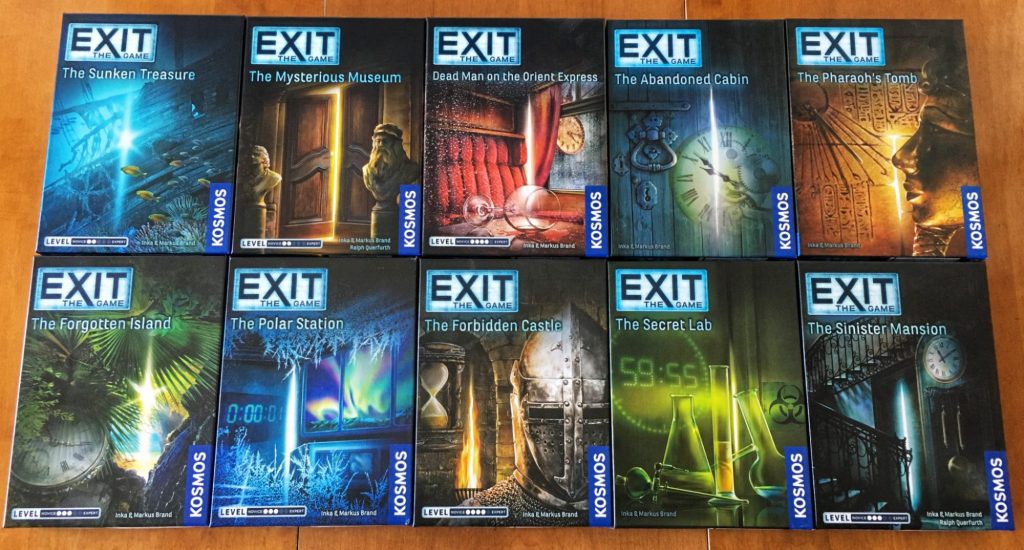 Review- EXIT: The Game vs. Unlock! - Shut Up & Sit Down