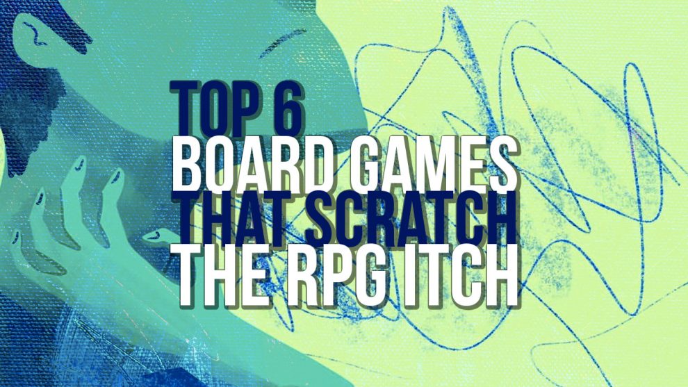 Top 6 Board Games that Scratch the RPG Itch header