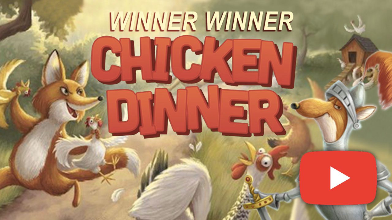 Winner Winner, Chicken Dinner Video Review & Unboxing Meeple Mountain
