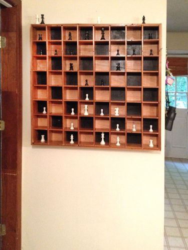 Wall-Mounted Chess Board
