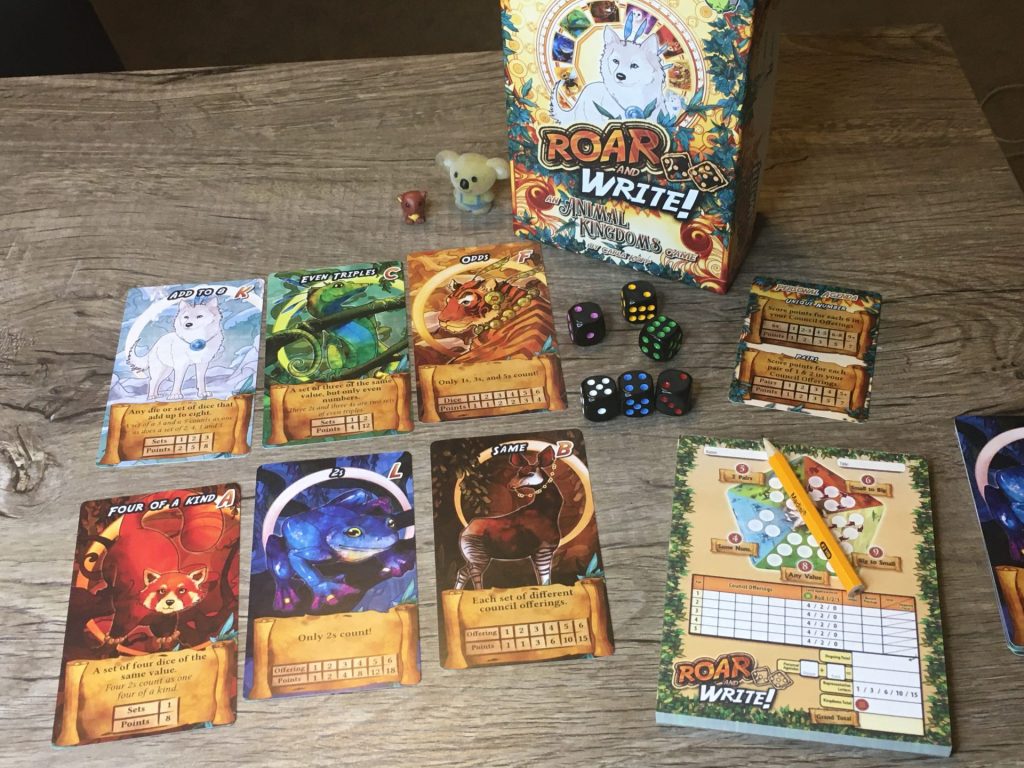 Roar and Write! An Animal Kingdoms Game by Galactic Raptor Games