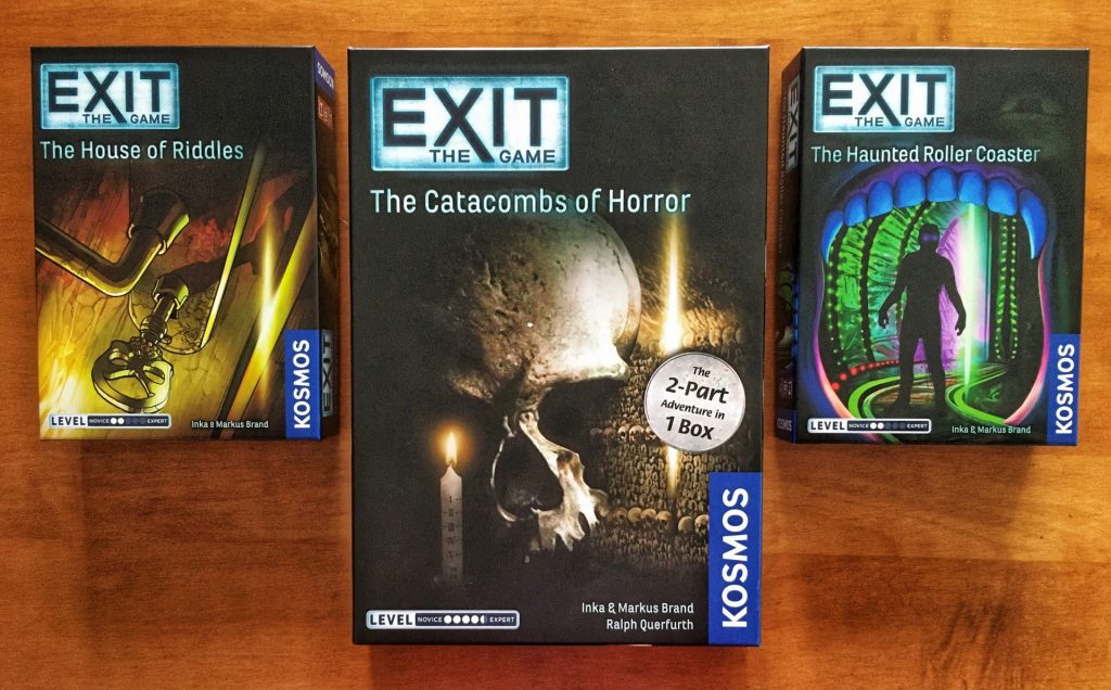 EXIT The Game: The Haunted Roller Coaster, gateway escape room in a box,  Review