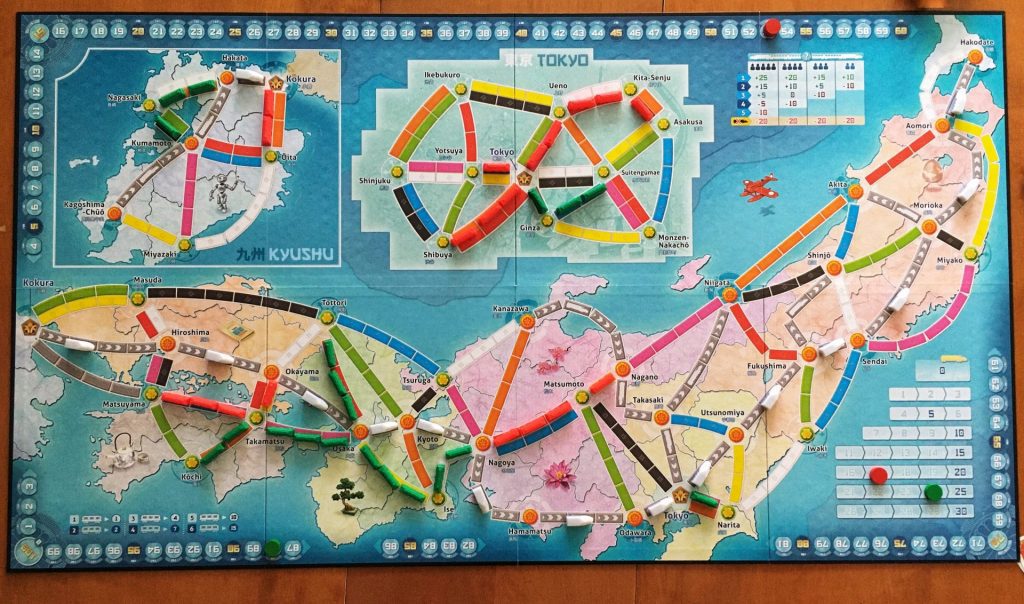 Ticket to Ride: Japan & Italy Map 7 Strategy Board Game for ages 8 and up,  from Asmodee