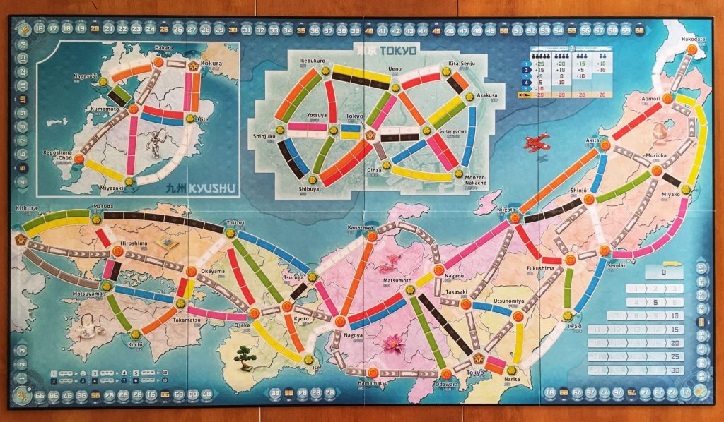 Ticket to Ride Japan Board Game EXPANSION | Family Board Game | Board Game  for Adults and Family | Train Game | Ages 8+ | For 2 to 5 players | Average